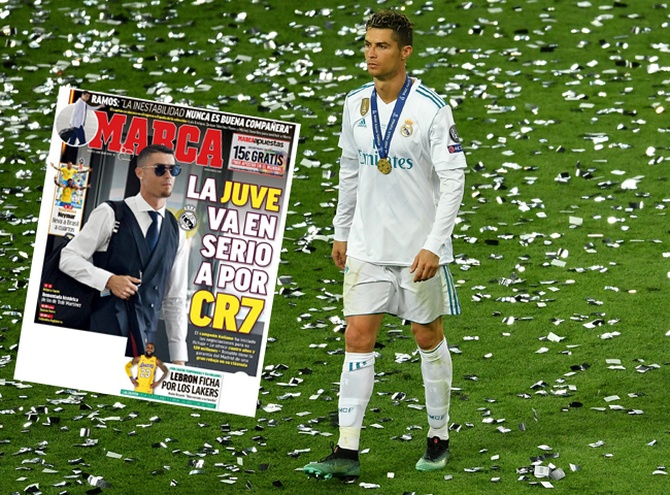 Análisis: Cristiano Ronaldo en las portadas de la prensa internacional tras  su pase millonario a la Juve | TU ESPACIO